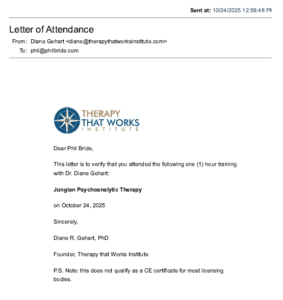 2025 Jungian Psychoanalytic Therapy